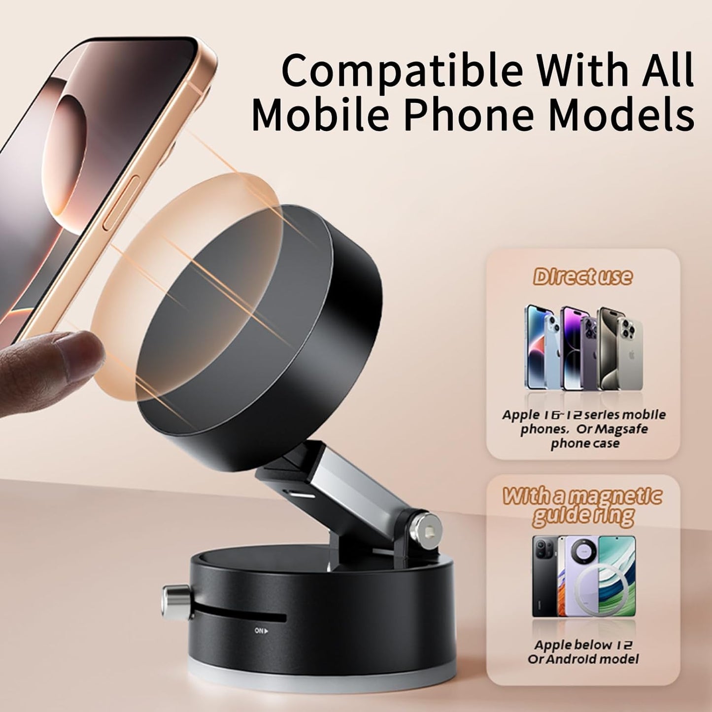 Bragenio FlexLock™ — 360° Adjustable Magnetic Phone Holder