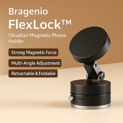 Bragenio FlexLock™ — 360° Adjustable Magnetic Phone Holder