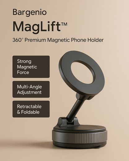 Bargenio MagLift™ 360° Premium Magnetic Phone Holder